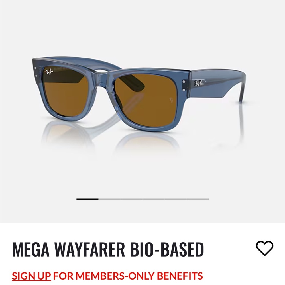 Ray-Ban Mega Wayfarer Bio-Based Sunglasses